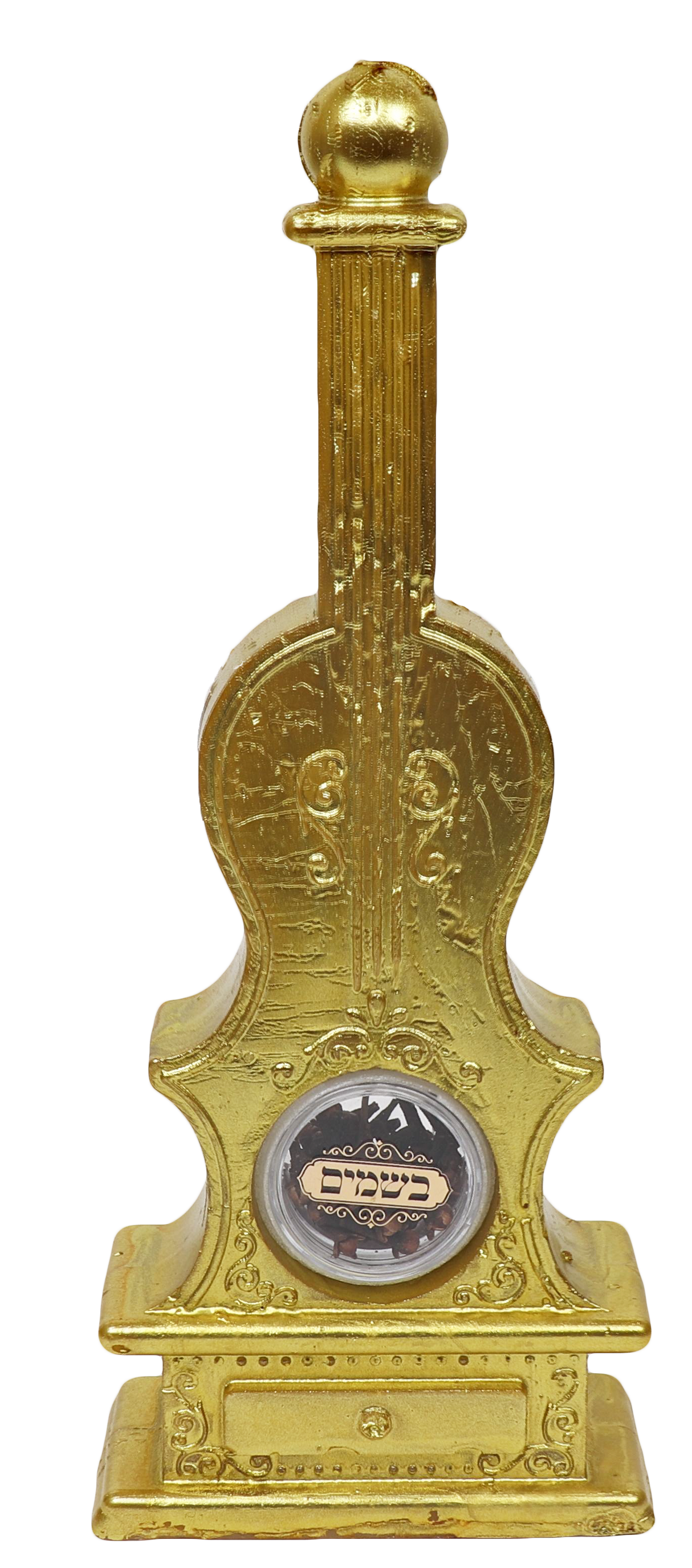 Violin Havdalah Candle With Besomim Gold - LEHADAR