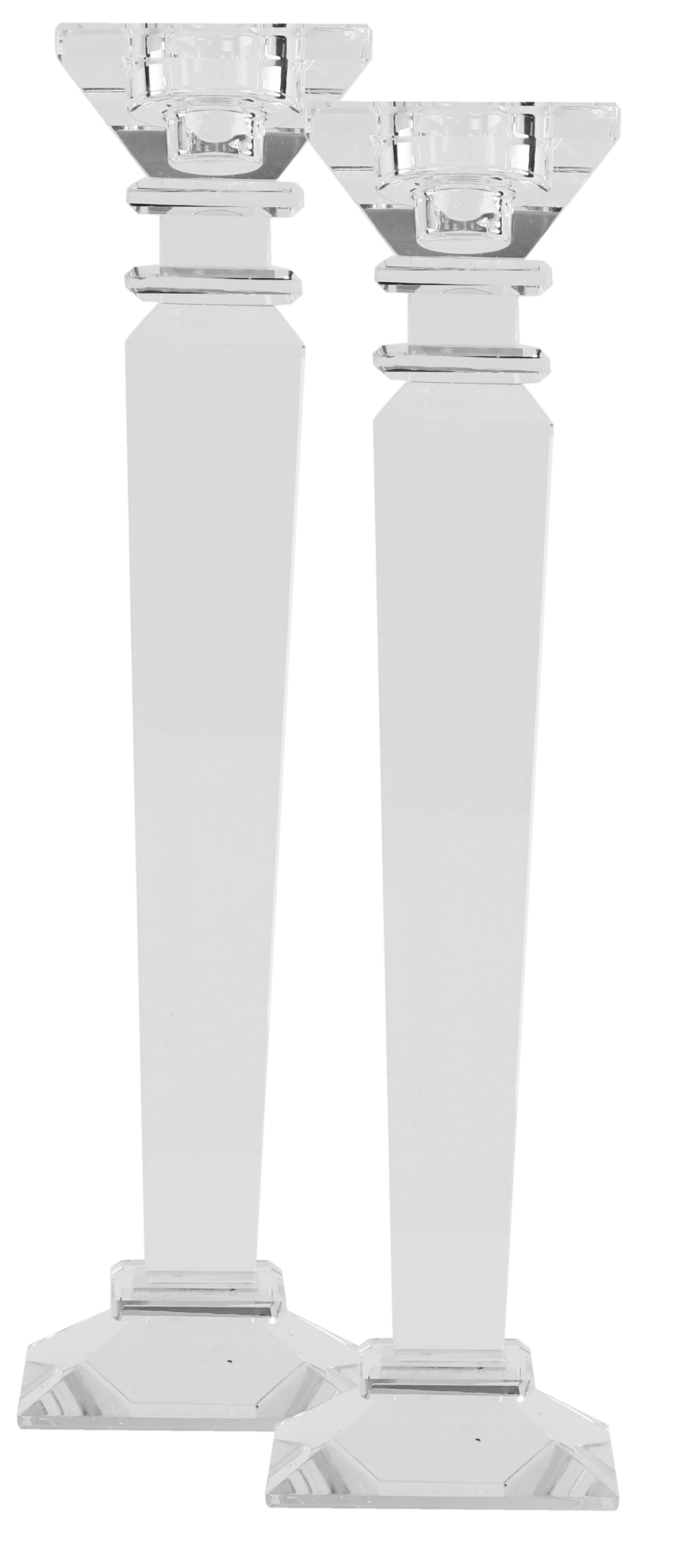 Crystal Candle Holder 12" - LEHADAR