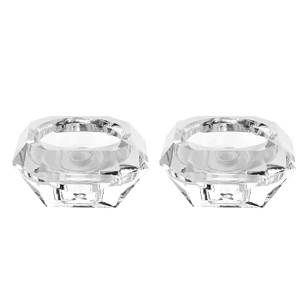 Crystal Tea Light / oil cup Holder 1.5"H X 2.5" - LEHADAR
