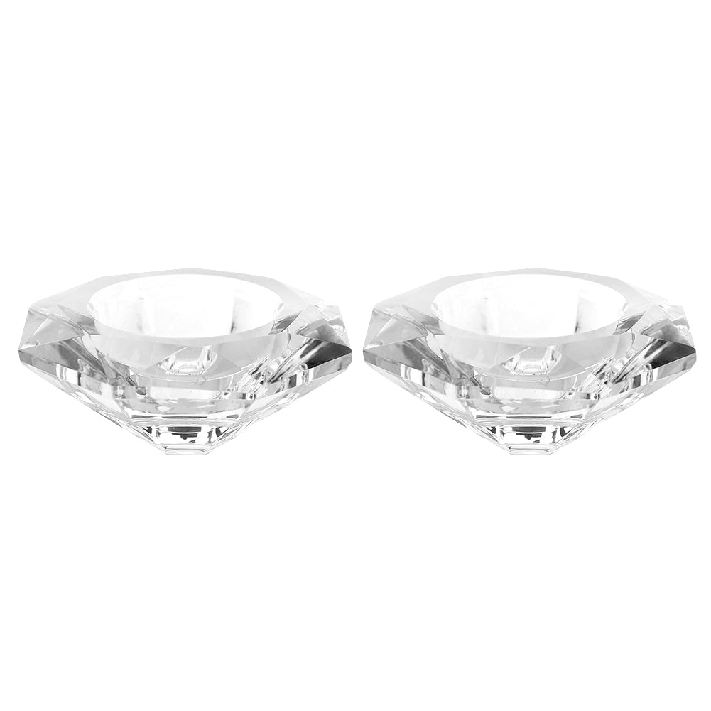Crystal Tea Light / Oil Cup Holder 1.5"H X 3" - LEHADAR