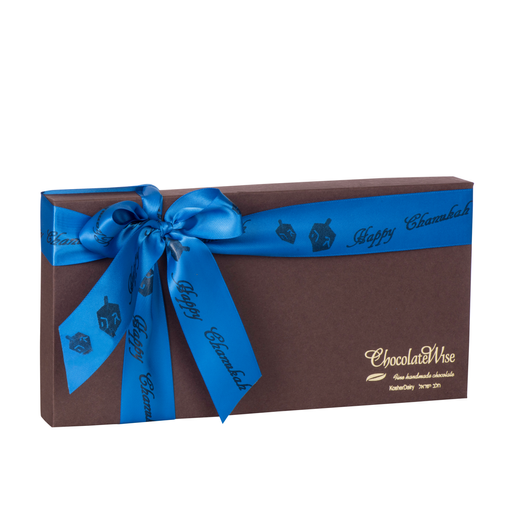 32 Piece Happy Chanukah Assorted Chocolate Truffle Gift Box - LEHADAR