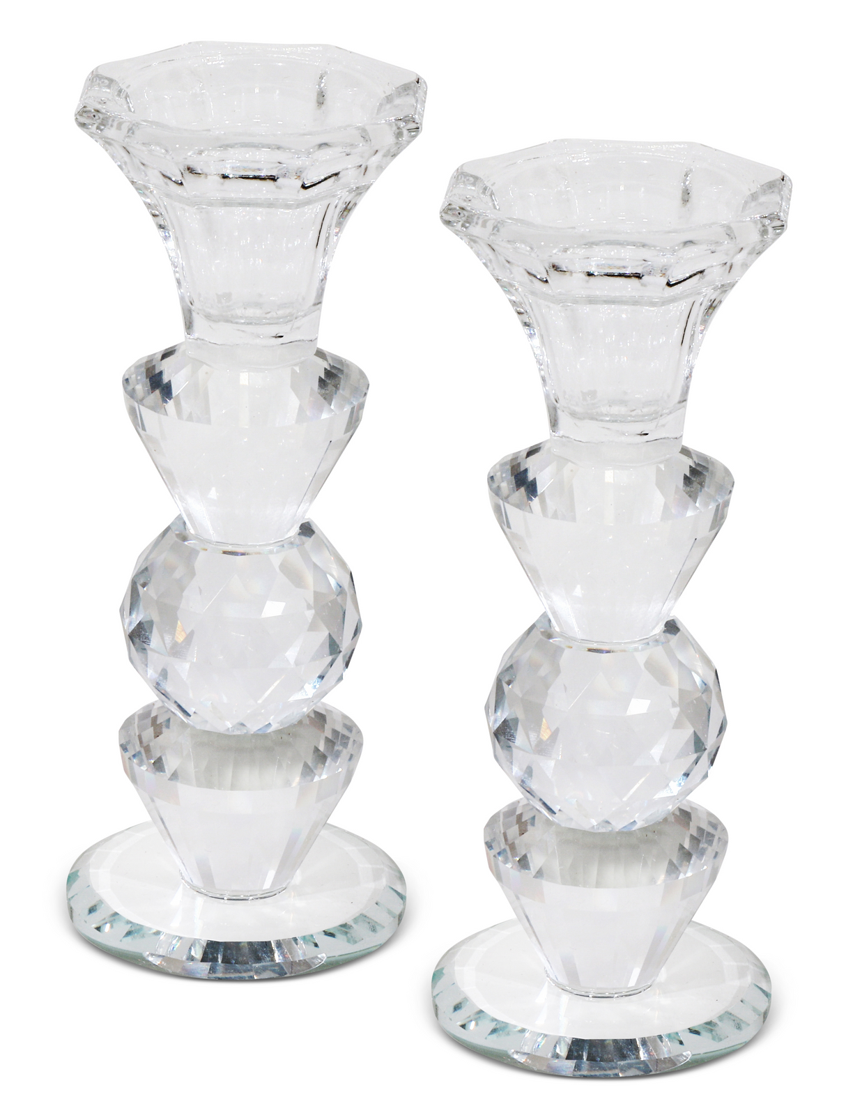 Crystal Candlestick 6" - LEHADAR