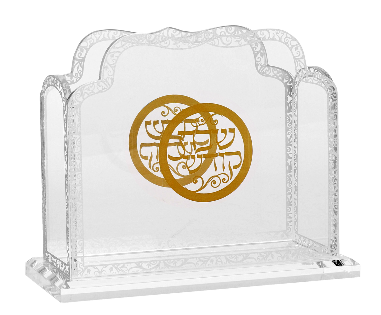 Acrylic Zemiros Holder / Royal Design 6.5X5X3" - LEHADAR