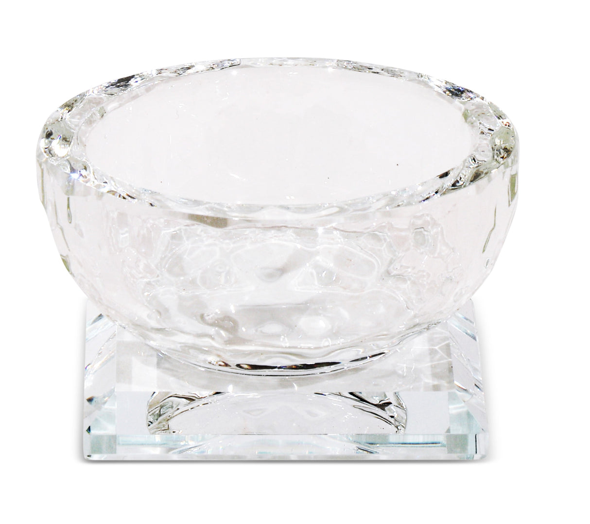 Crystal Dish 2" x 2"- Clear - Salt & Honey Holder - LEHADAR
