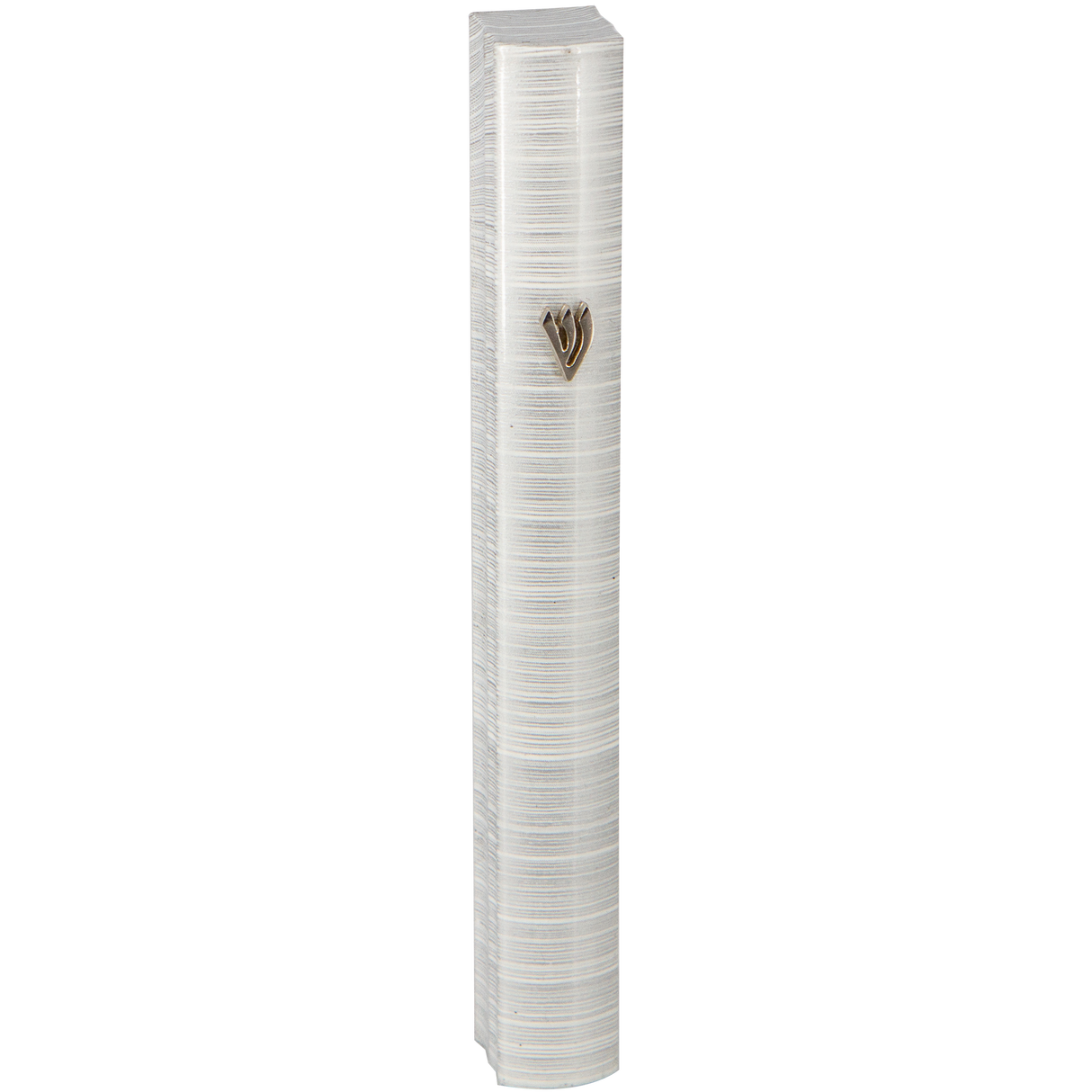 Aluminum Mezuzah 3D Painted - Stripes - LEHADAR