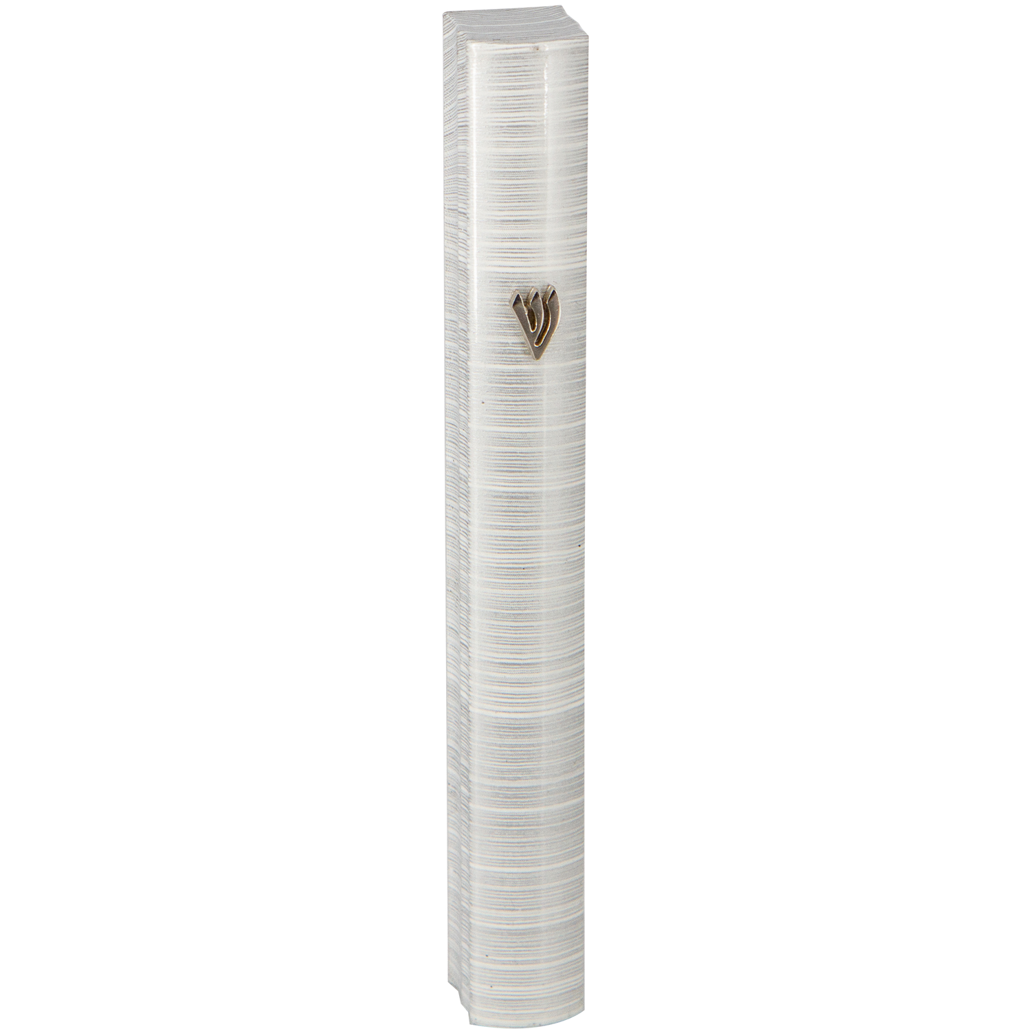 Aluminum Mezuzah 3D Painted - Stripes - LEHADAR