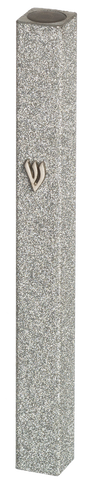 Aluminum Mezuzah - Glitter - LEHADAR