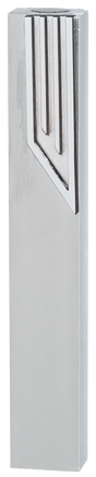 Aluminum Mezuzah with Metal "Shin" - LEHADAR