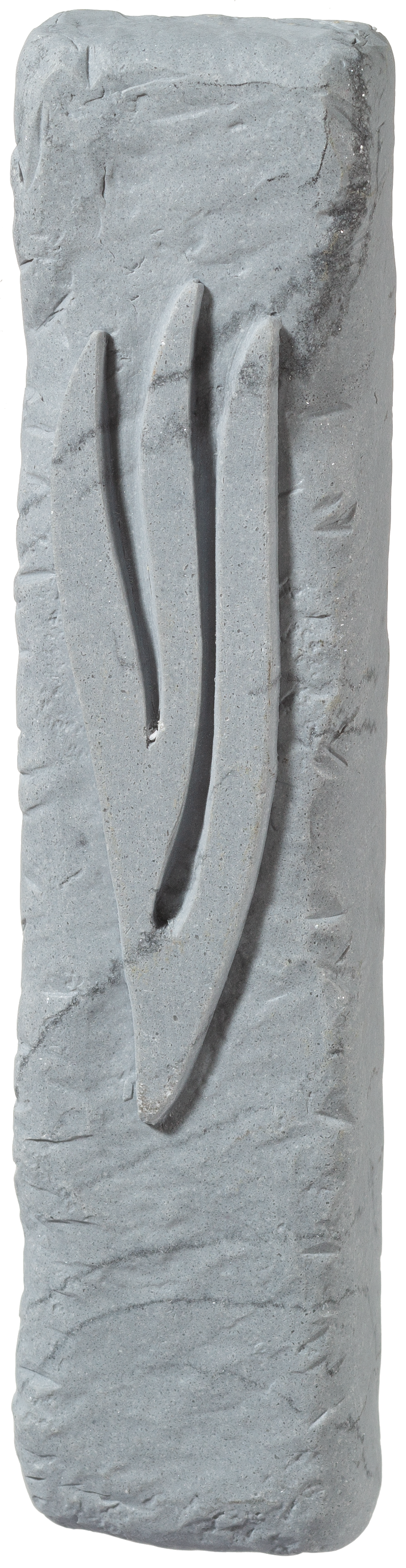 Polyresin Mezuzah , Gray Marble Color - LEHADAR