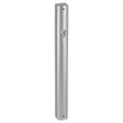 ALUMINUM MEZUZAH 20 CM MATE SILVER, METAL "SHIN" - LEHADAR