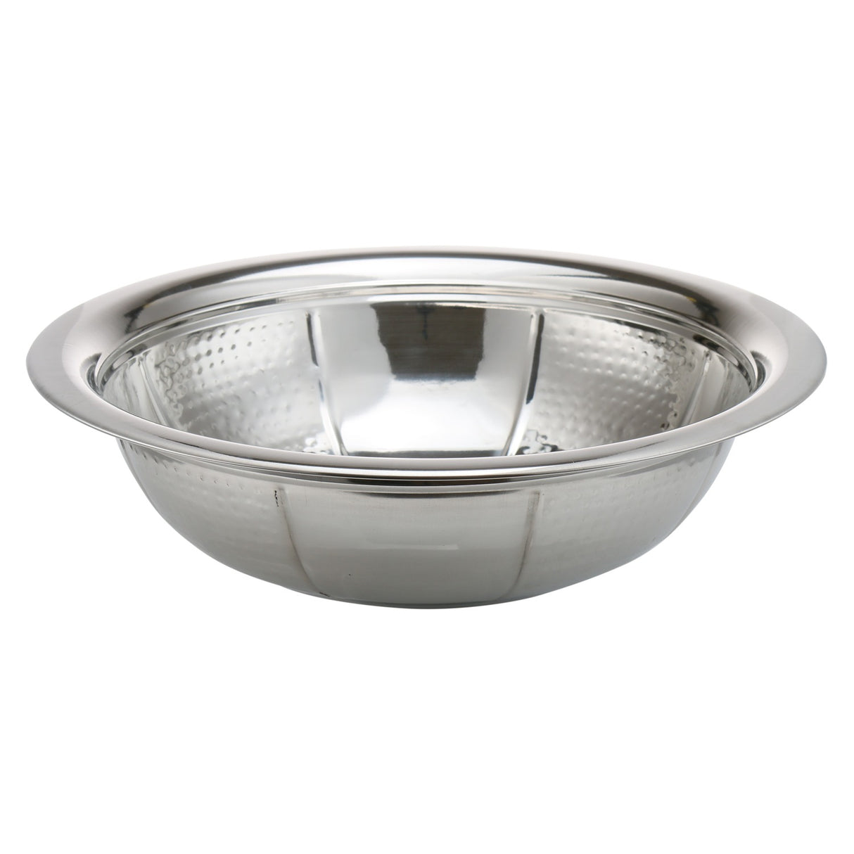 Stainless Steel Washing Bowl Hammered And Shinny 14" - LEHADAR