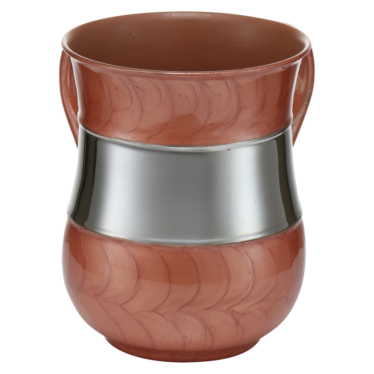 Washing Cup Light Brown & Silver ` - LEHADAR