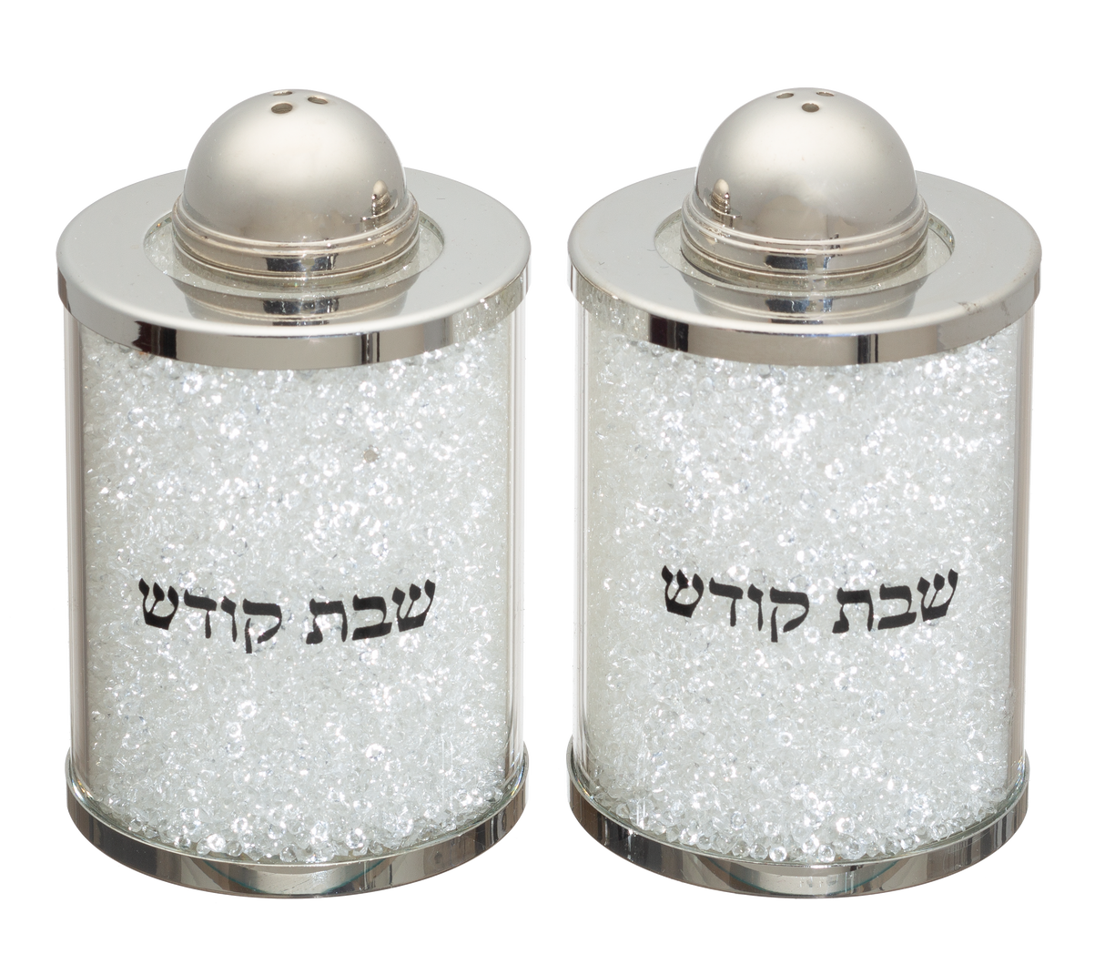 Crystal Salt & Pepper Set 2" With Stones - LEHADAR