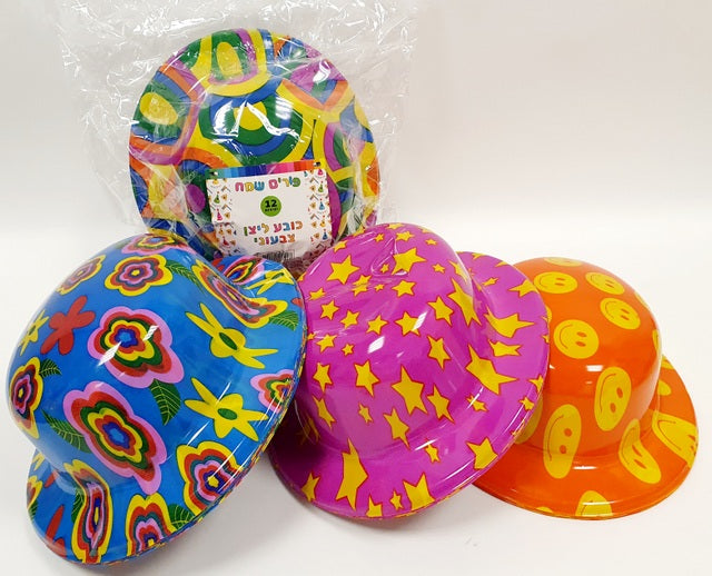 Pack Of 12 Clown Hats 26x23 CM (36) - LEHADAR