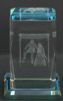 CRISTAL CUBE COLOR BASE WEDDING 4*5CM - LEHADAR