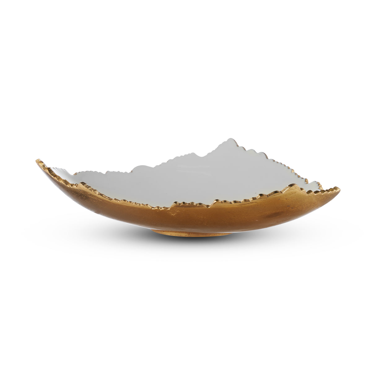 Bowl ivory Enameled with Gold - LEHADAR