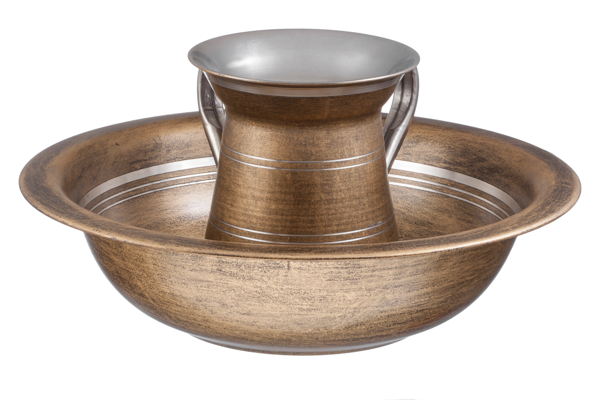 Washing Cup Set Gold lining texture - LEHADAR