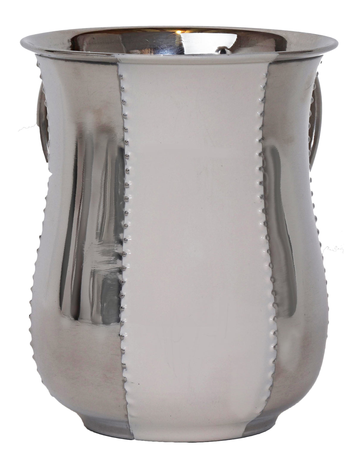 Stainless Steel Washing Cup Ivory Doted - LEHADAR
