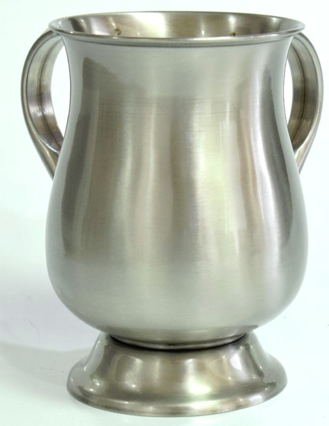 Washing Cup Stainless Steel Pewter Color - LEHADAR
