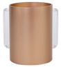 Acrylic Washing Cup Gold Clear Handles 5" - LEHADAR