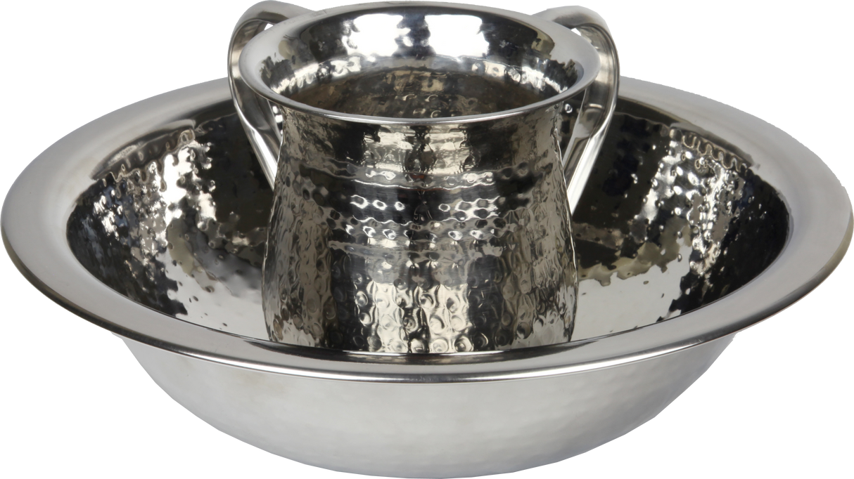 Washing Cup Set Hammered Style - LEHADAR