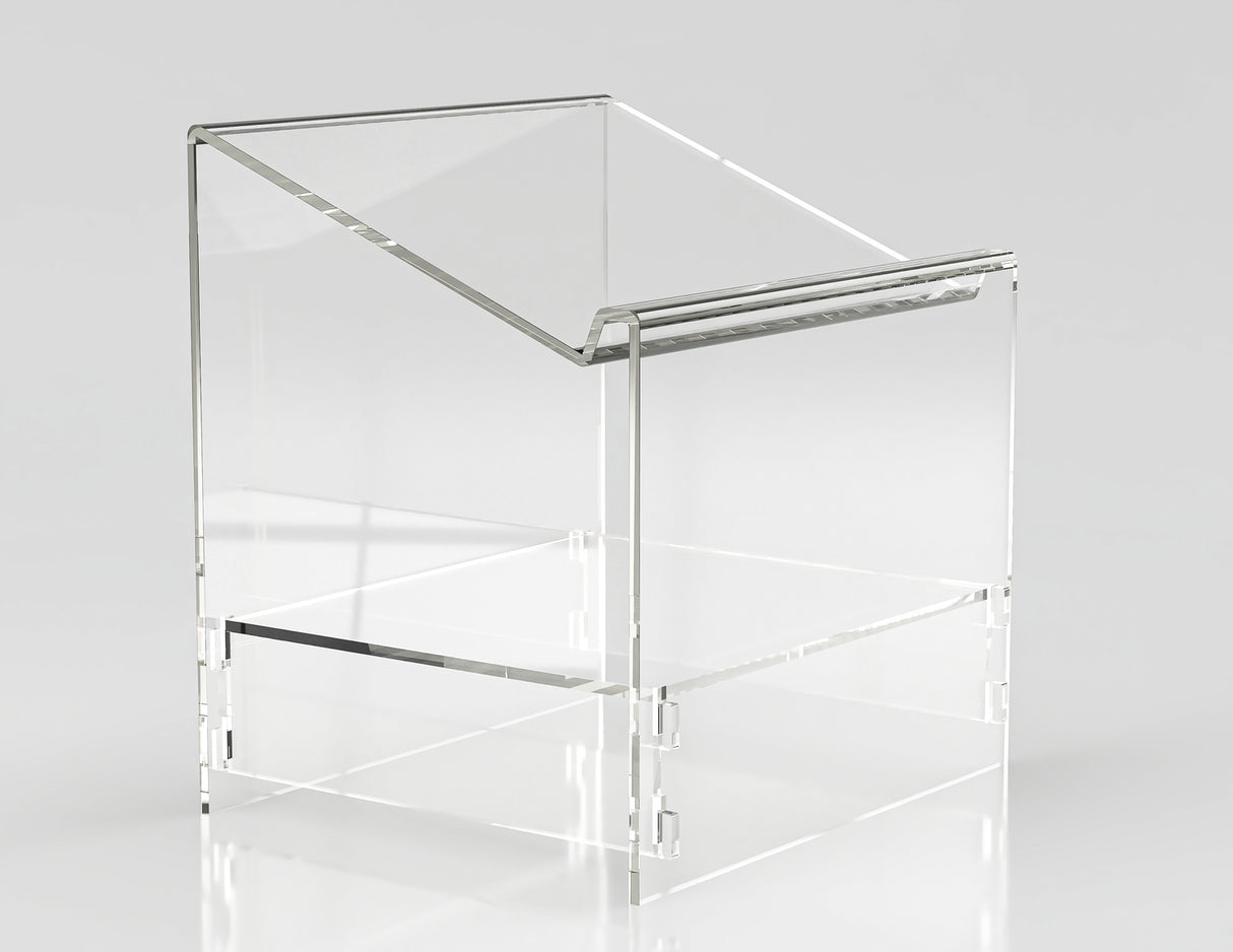 Acrylic Table Top Shtender With Shelf "14 H X" 12 W - LEHADAR