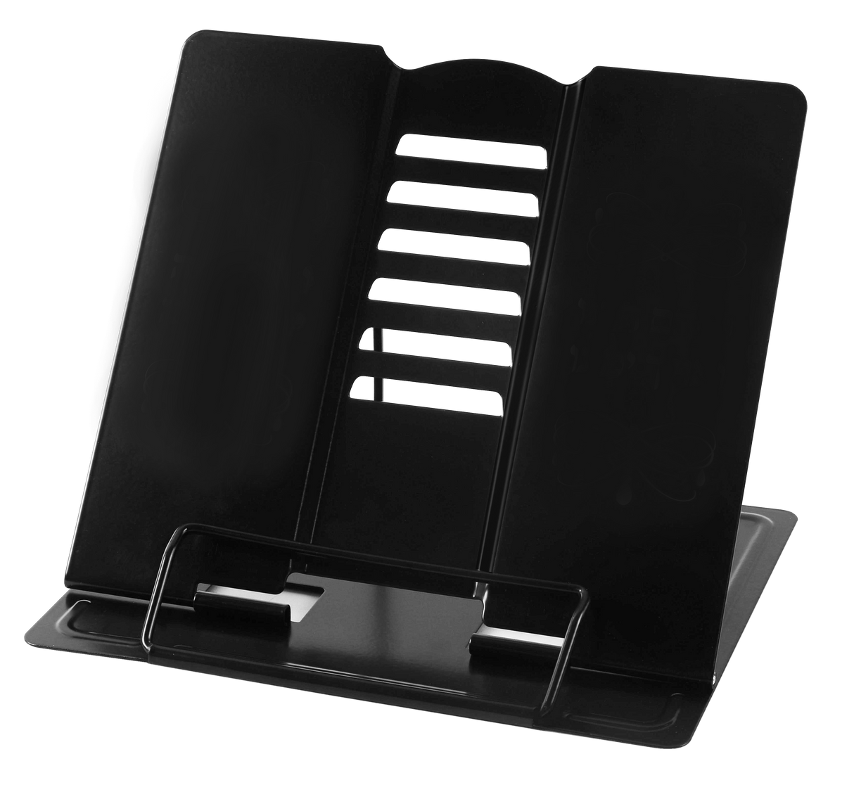 Mini Metal Book Stand Black 8.25 x7.5" - LEHADAR