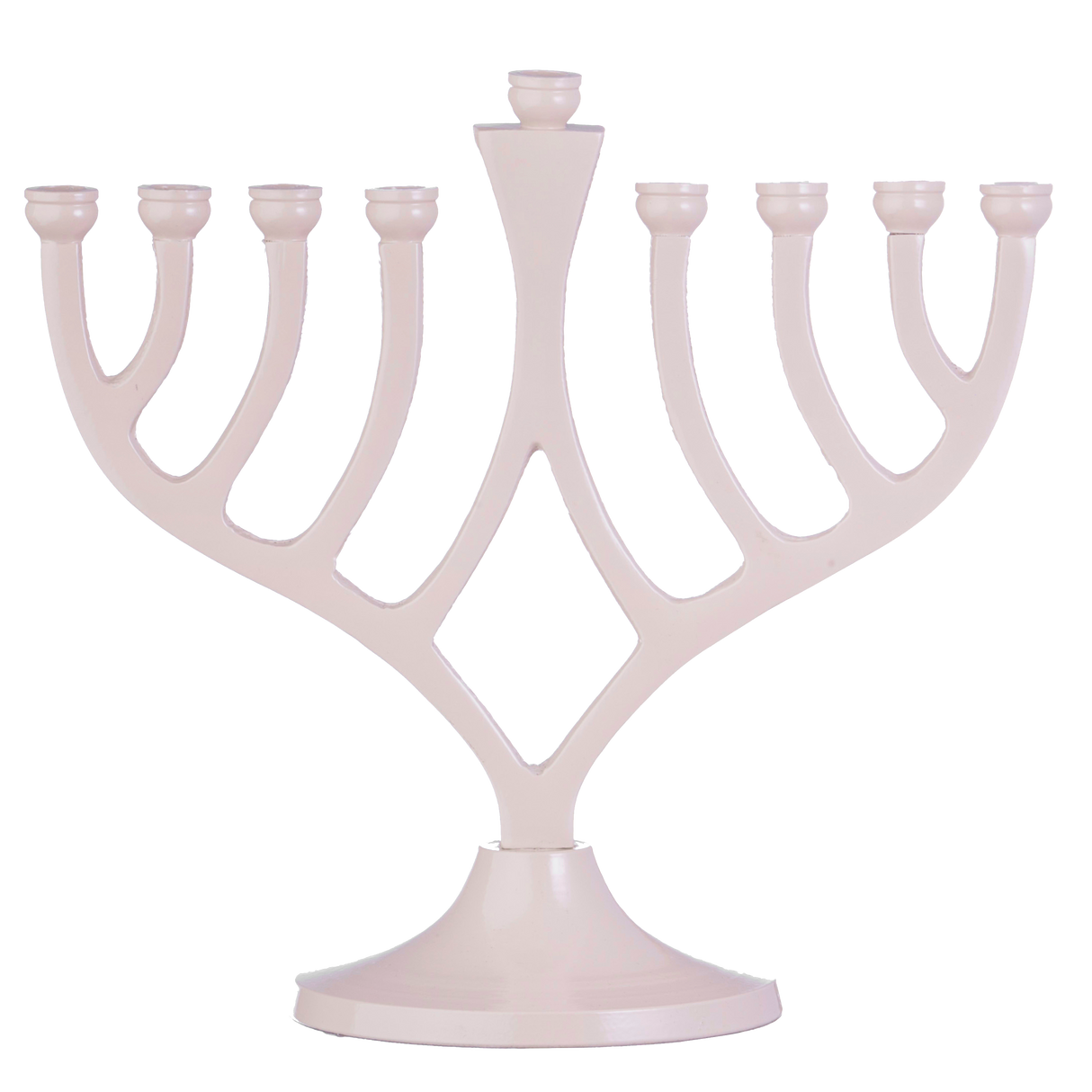 Classic Candle Menorah Ivory 7" - LEHADAR