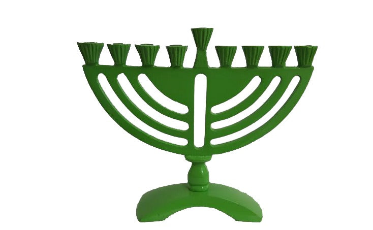 Mini Menorah Round Style 5.5" - LEHADAR