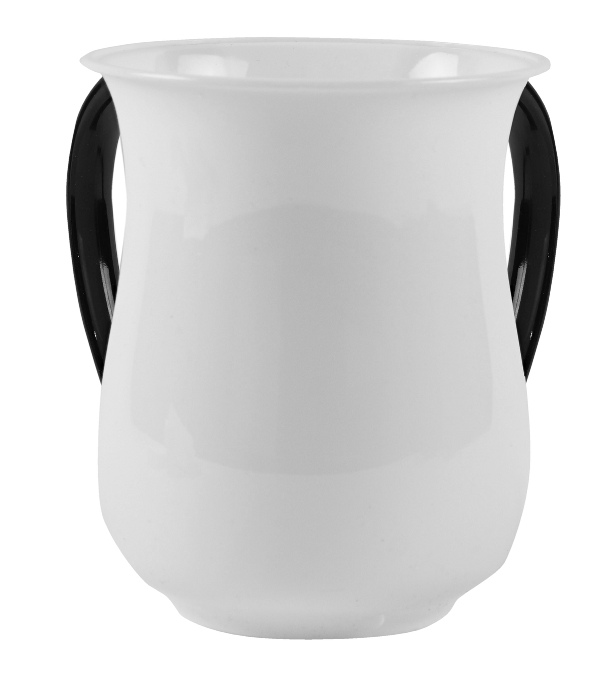 Acrylic Wash Cup Pearl With Black Handles 5" - LEHADAR