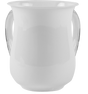 Acrylic Wash Cup Pearl With Clear Handles 5" (6 pc) - LEHADAR