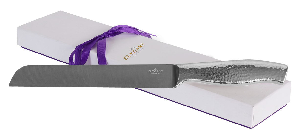 Swivel Hammered Knife Stainless Steel Non Serrated 13" - LEHADAR