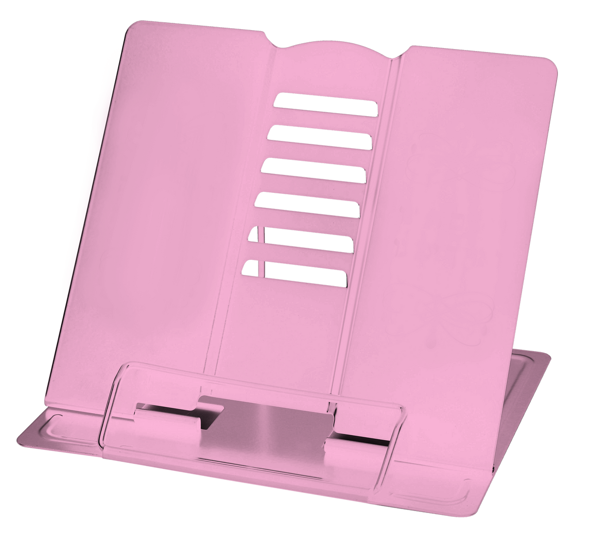Mini Metal Book Stand Pink 8.25 x7.5" - LEHADAR