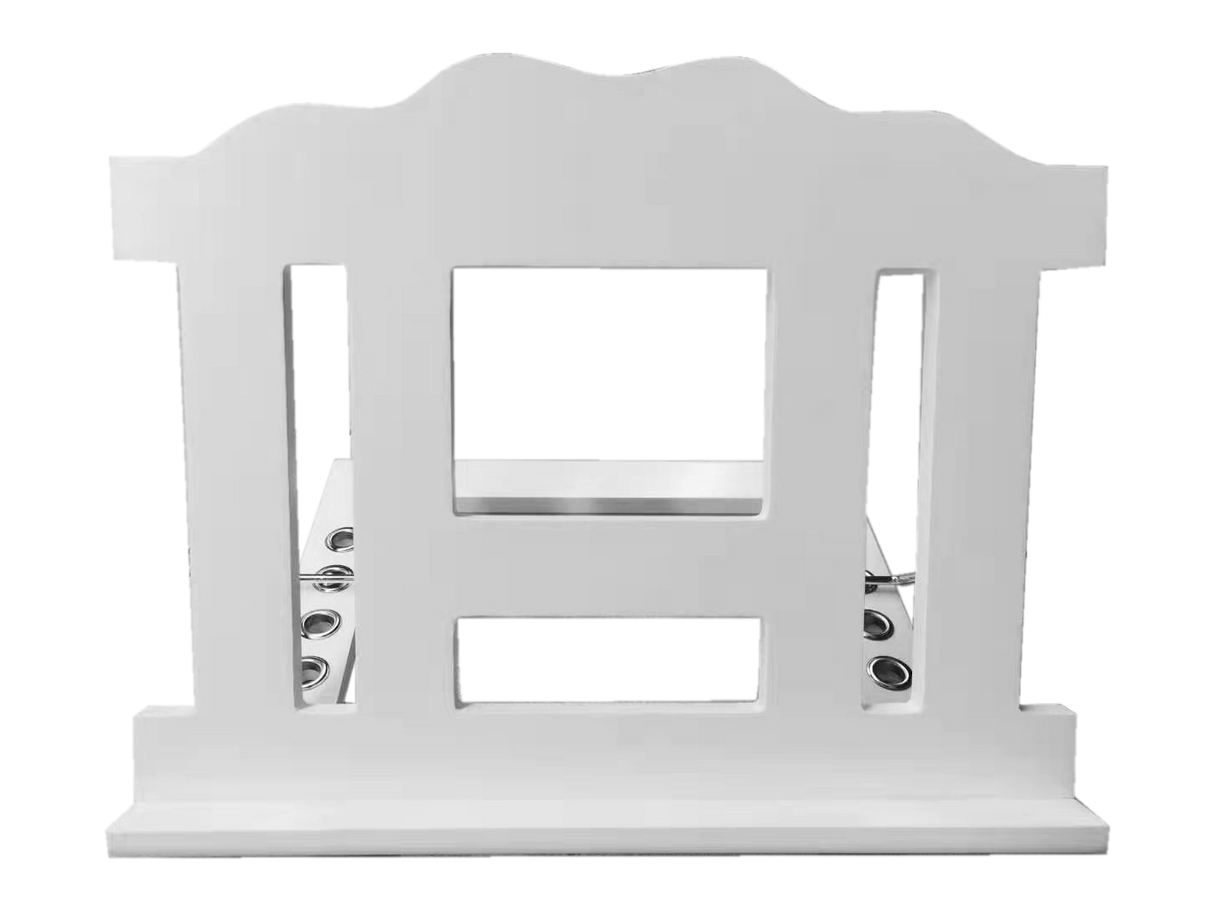 Table Top Shtender White Wood 13.5 x11.5 " - LEHADAR