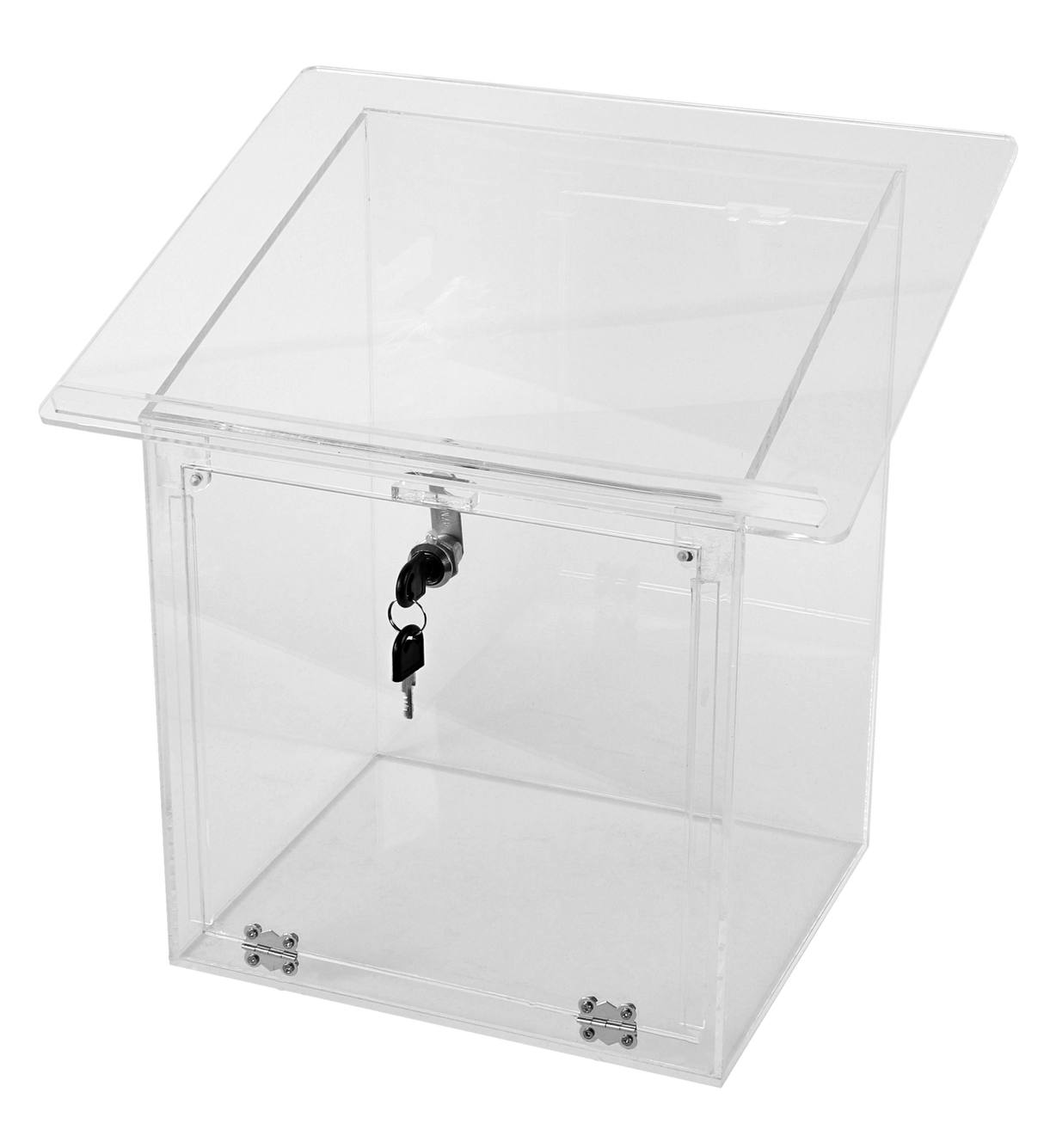 Acrylic Table Top Shtender With Door & Lock 15.5"Hx12" W x15 3/4"L - LEHADAR