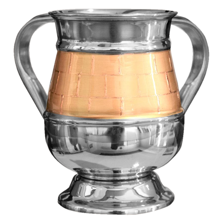 Stainless Steel Wash Cup - Golden Diamonds - LEHADAR