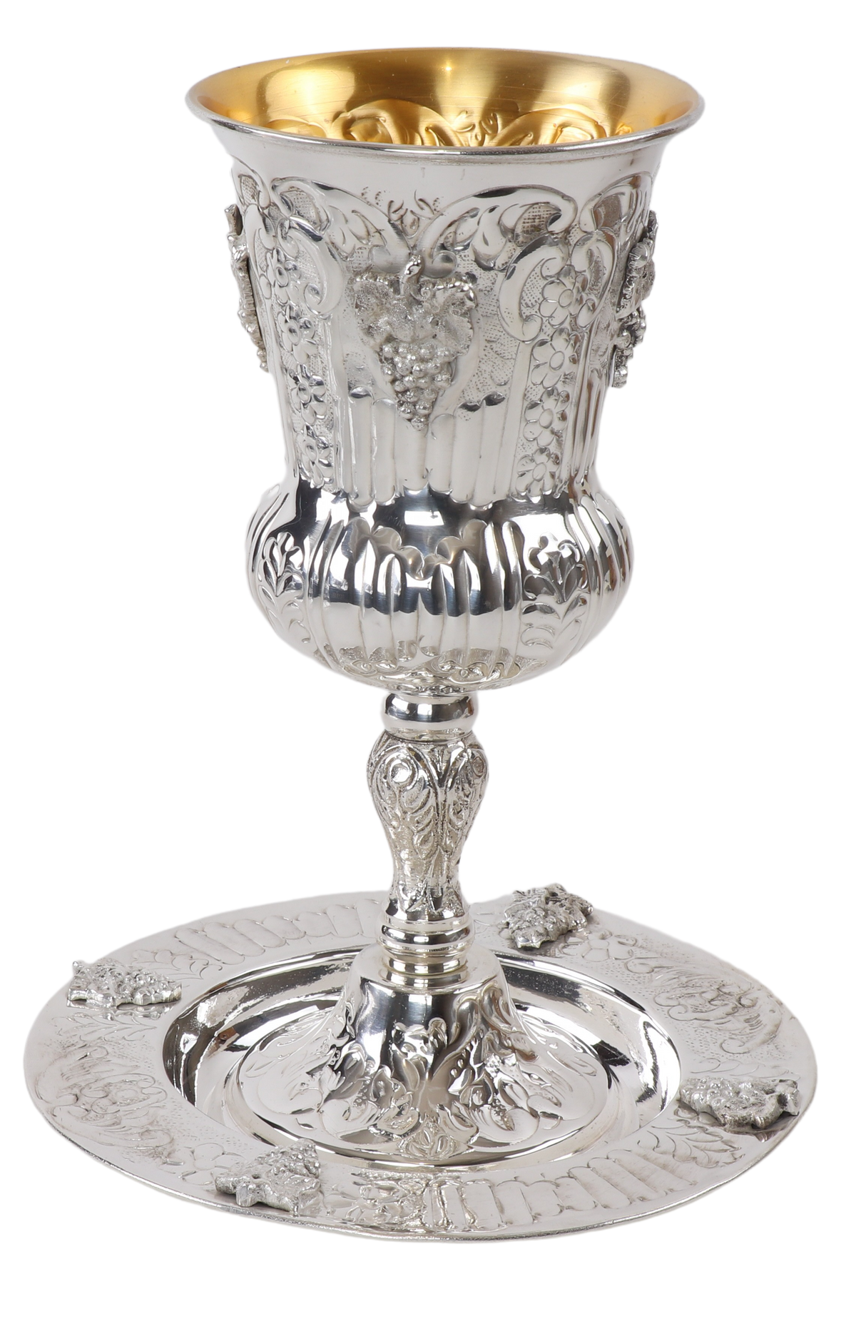 Silver Kos Shel Eliyahu - Silver Grapes - LEHADAR