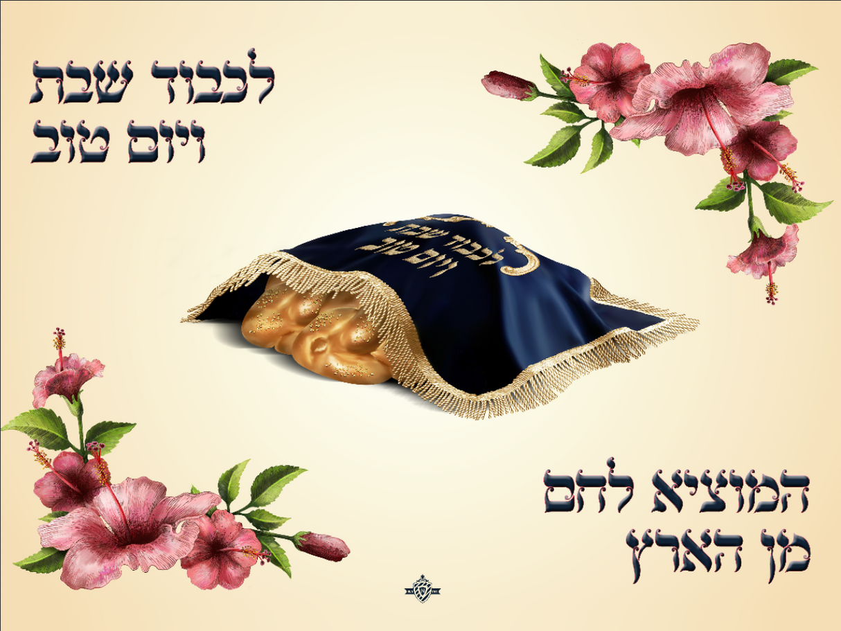 Set of 4 Challah Covers Satin 12"x16" - LEHADAR