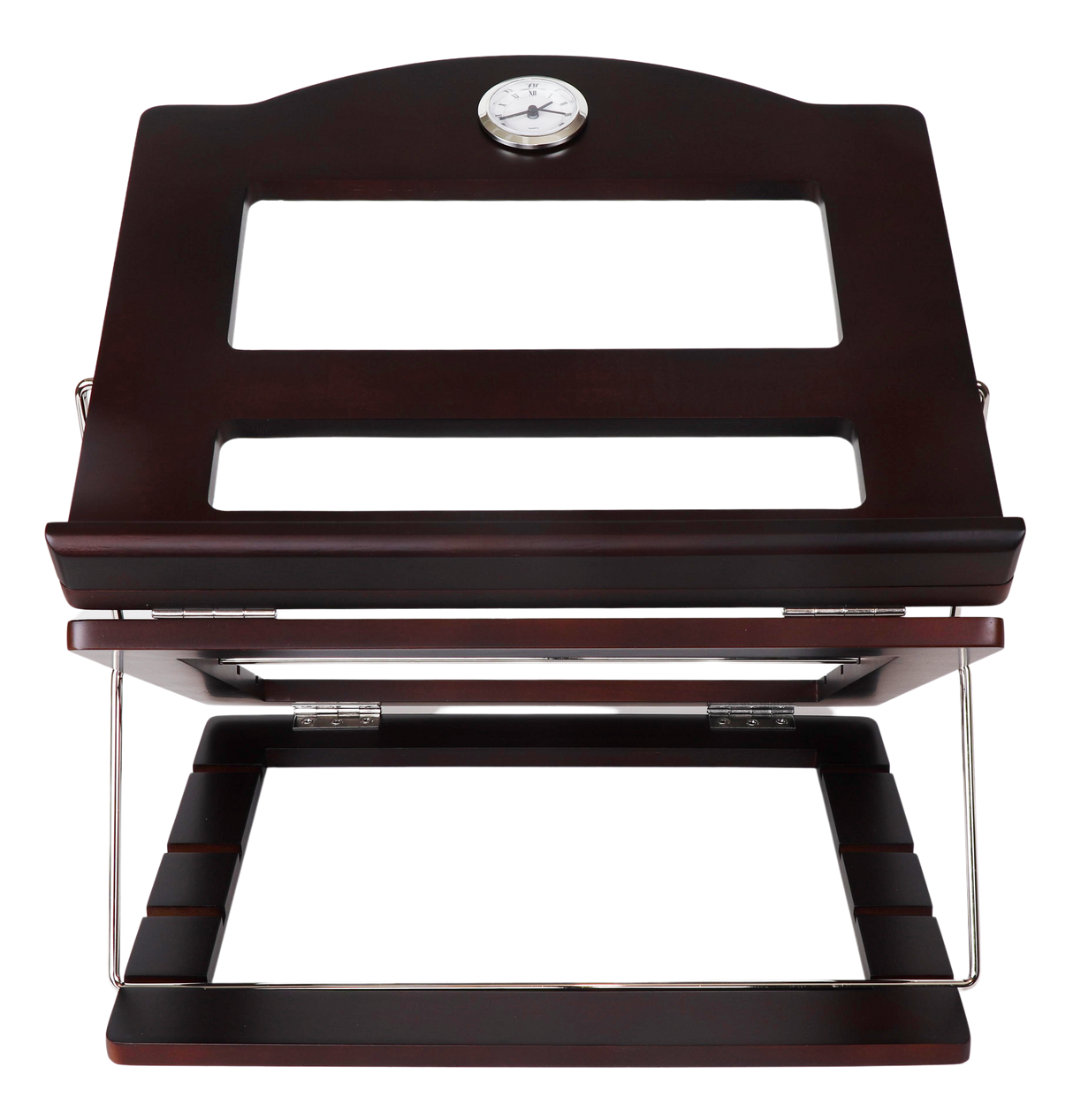 Table Top Shtender with clock - adjustable height - LEHADAR