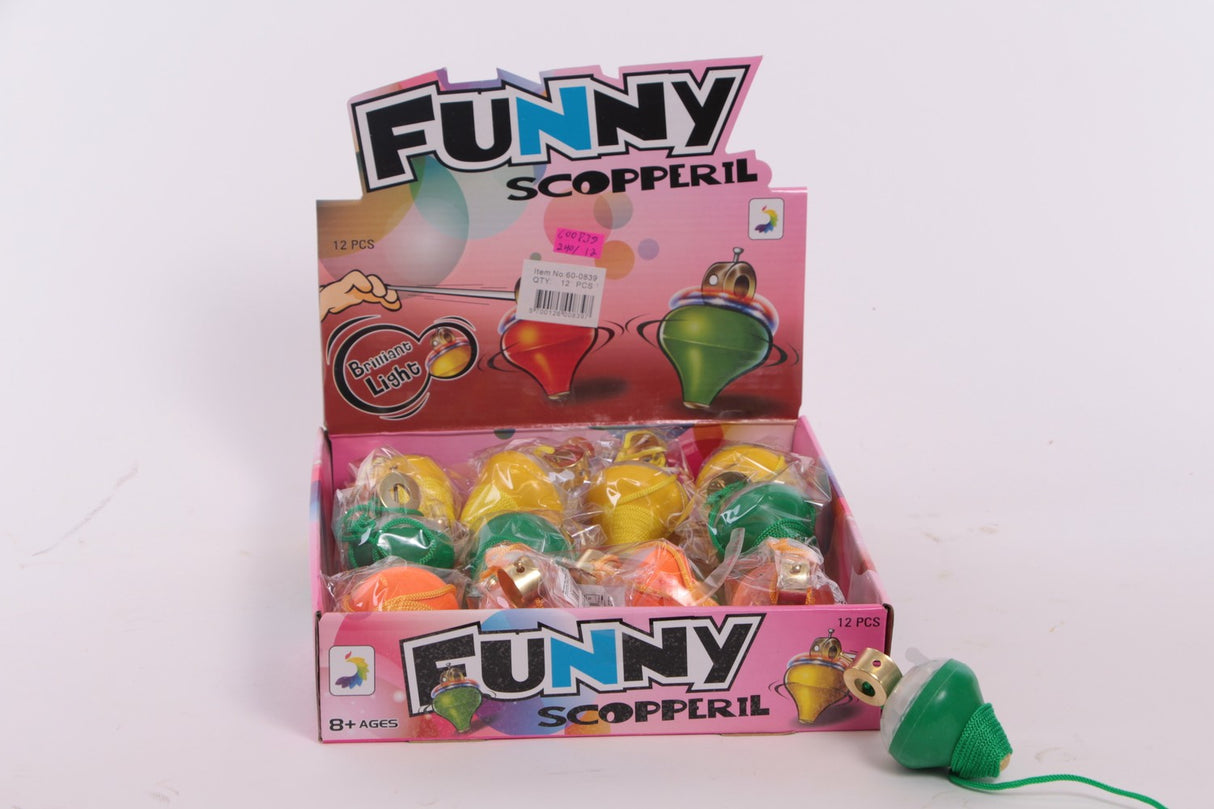 Spin Top Light-Up Scopperil 12 pp X 12 - LEHADAR