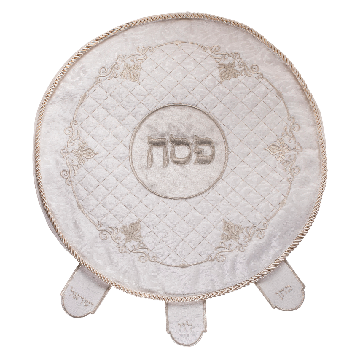 Matzah Cover Brocade 45 cm with Hard Plastic - LEHADAR