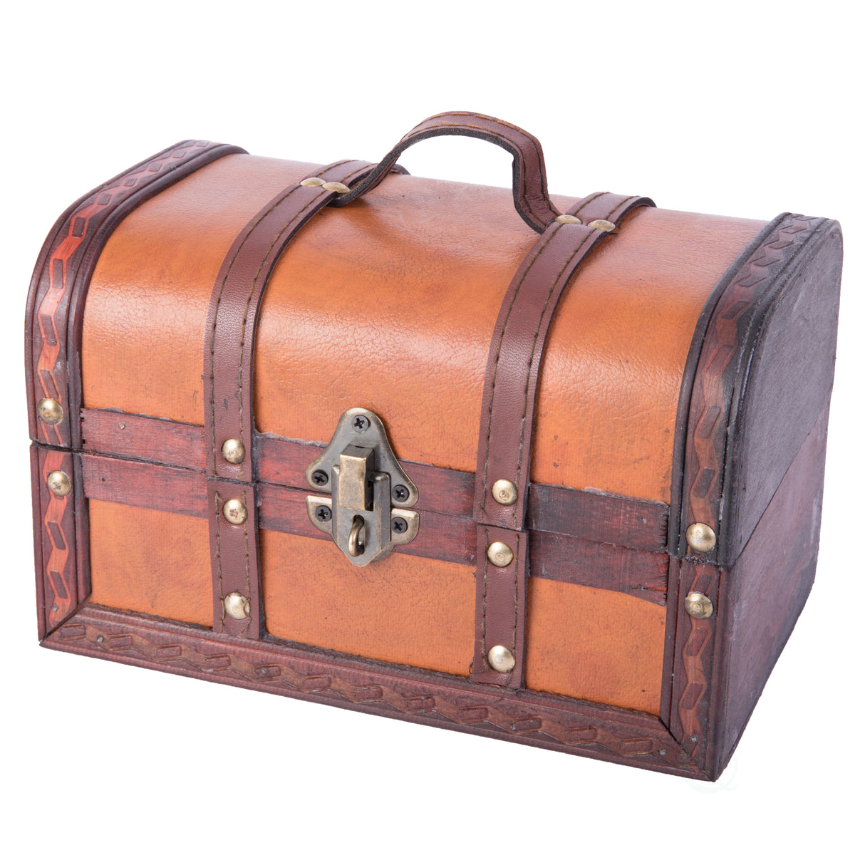 Decorative Leather Small Treasure Box - LEHADAR
