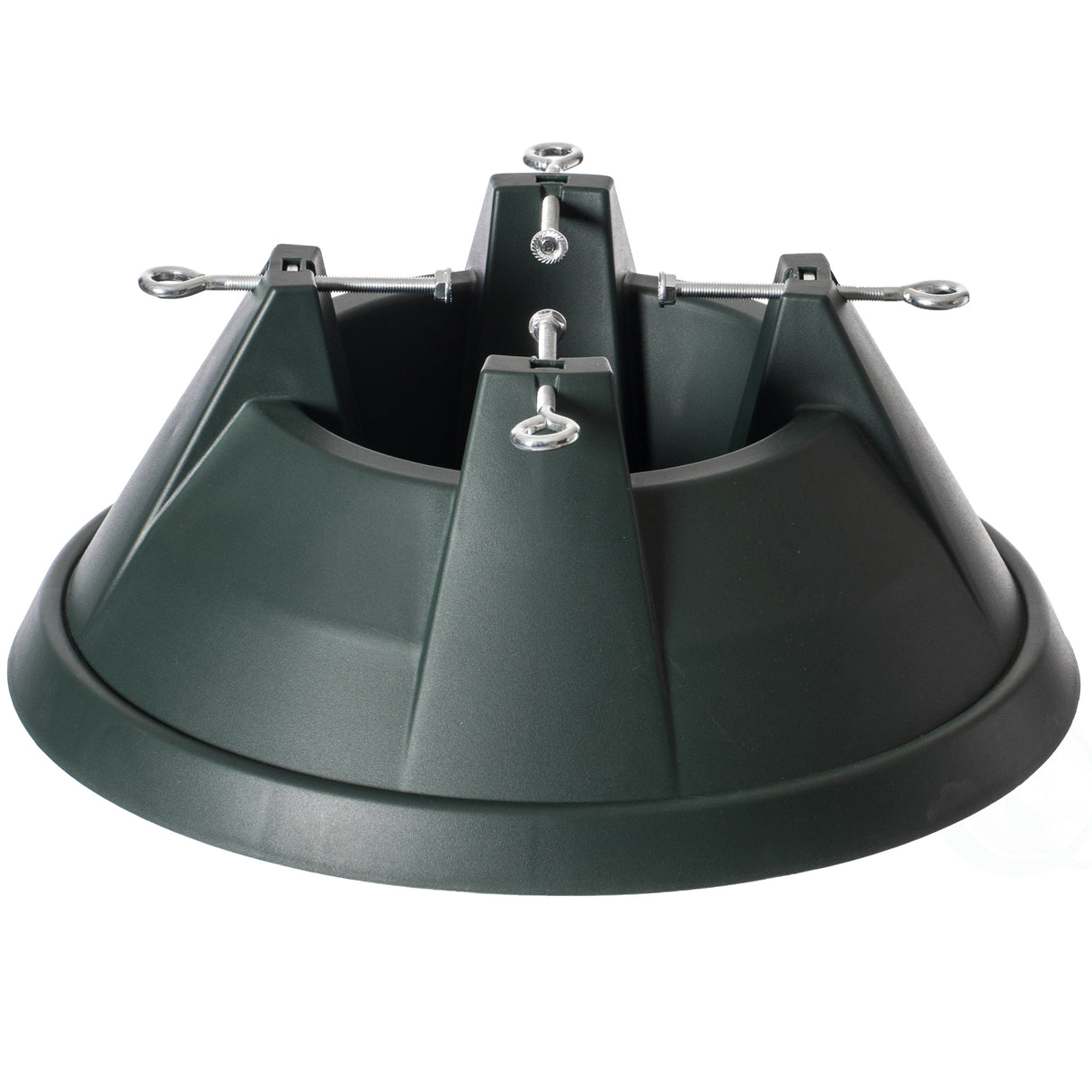 Plastic Christmas Tree Stand With Screw Fastener, Green - LEHADAR