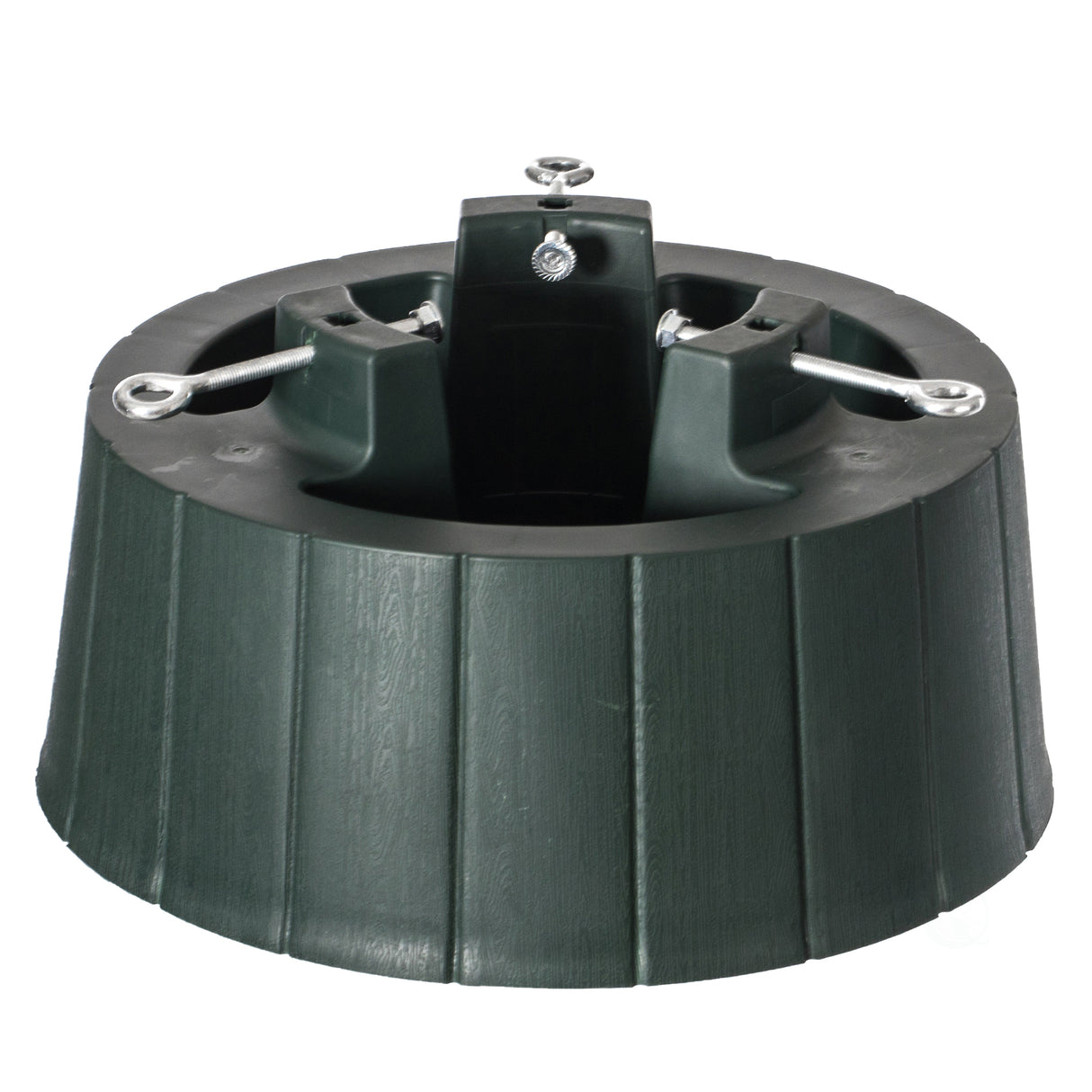 Green Plastic Christmas Tree Stand With Screw Fastener - LEHADAR