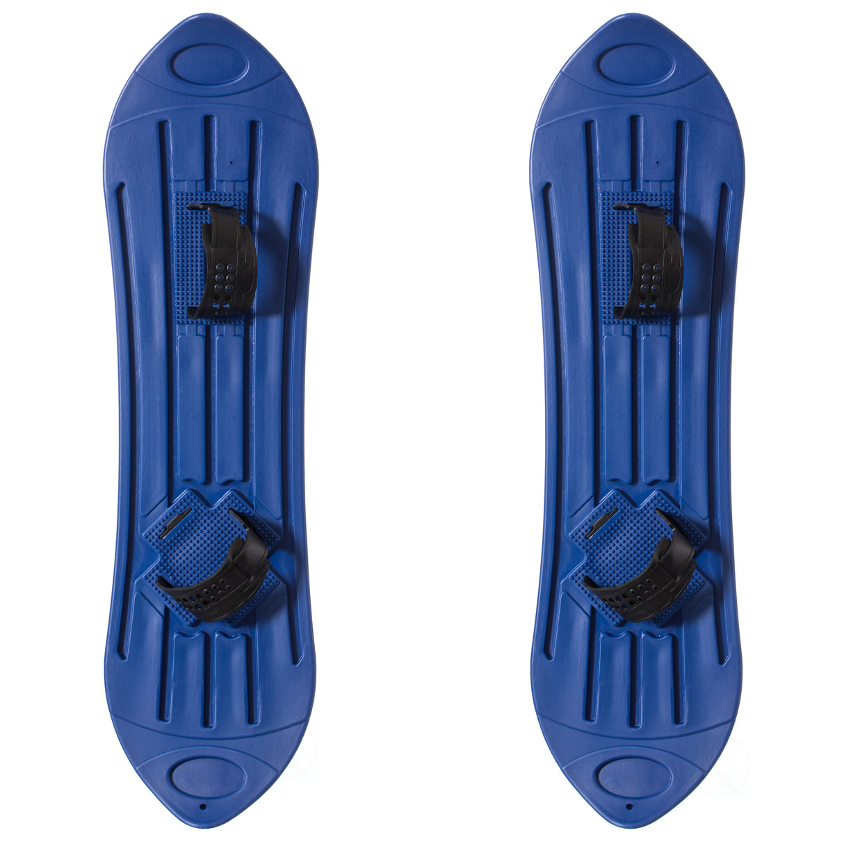 Kids Plastic Outdoor Snowboard Ice Sled, Single-Person, Kids over 5 Years, Blue Set of 2 - LEHADAR