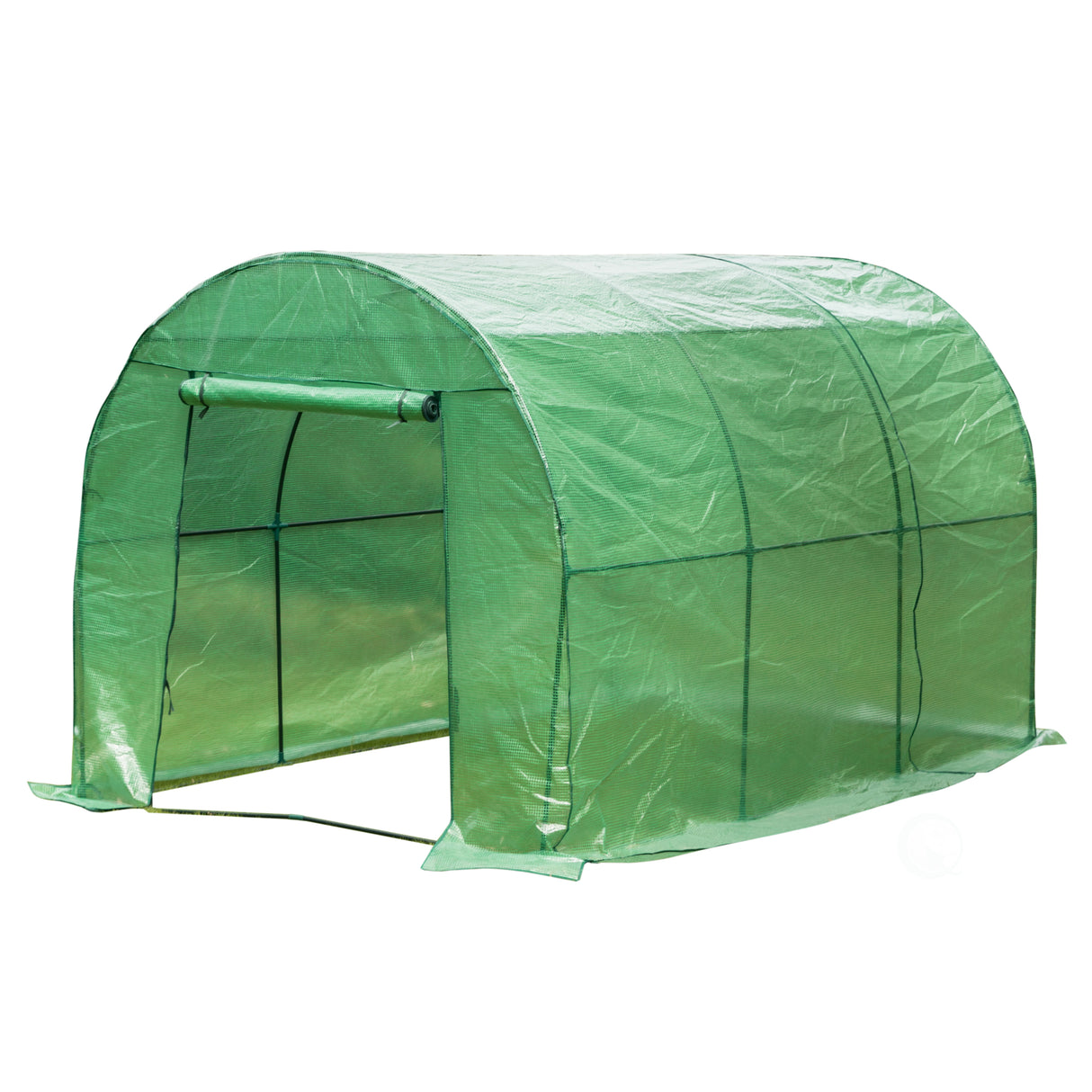 Green Outdoor Portable Garden Plant Walk-In Greenhouse and Garden Hot House Waterproof - LEHADAR