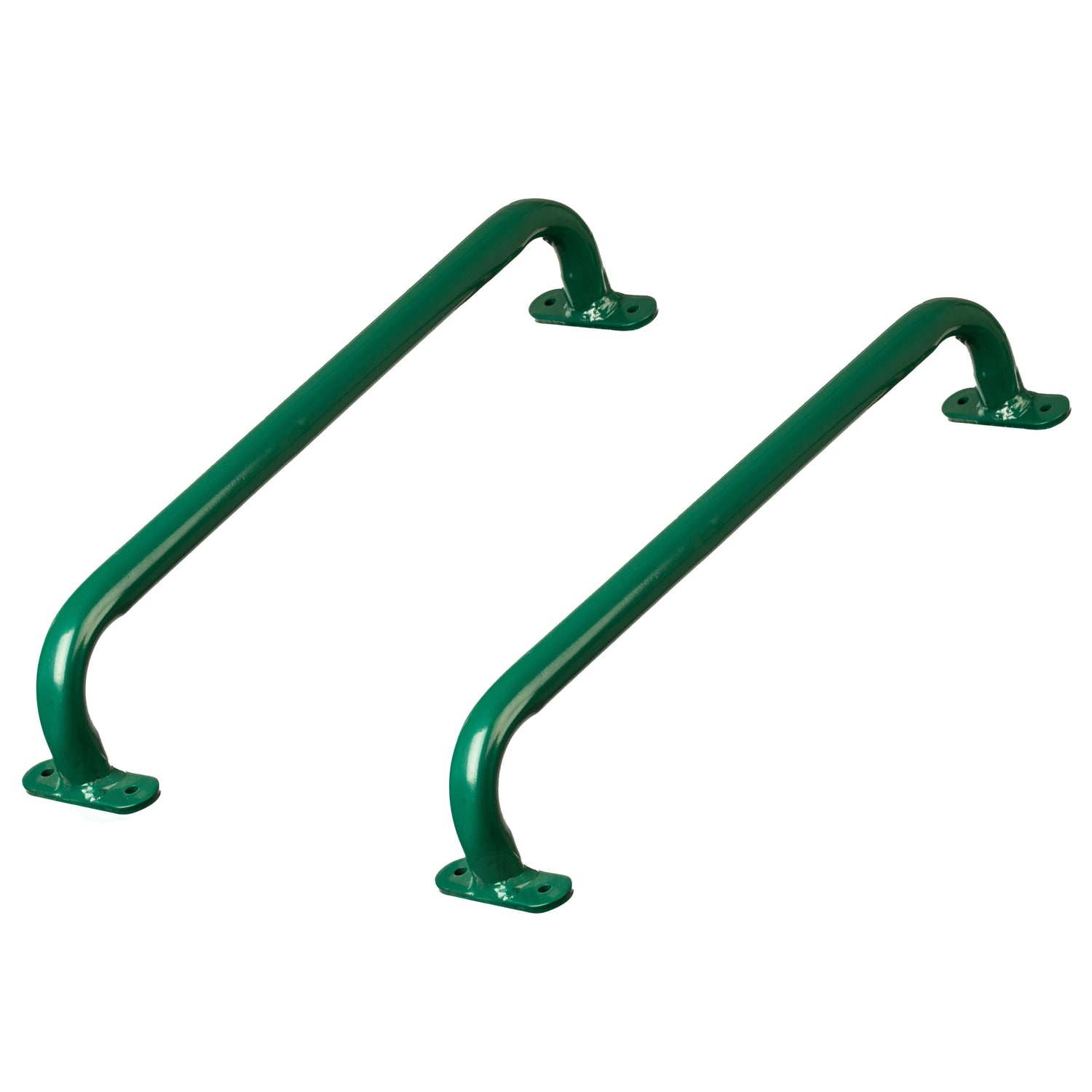 Green Metal Safety Grab Handles Set, Kids Outdoor Play House Hand Grip Bars for Jungle Gym Playground Set Accessory - LEHADAR