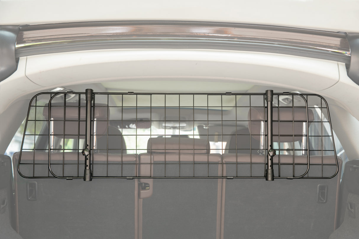 Adjustable Pet Barrier Gate For SUV's, Cars Vans and Vehicles Safety Car Divider for Dogs Pets, Wire Mesh Universal Fit - LEHADAR