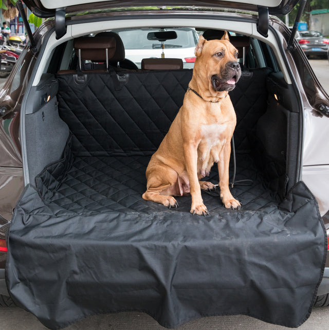 "SUV Pet Cargo Liner Trunk Cover Waterproof Non-Slip Washable Material, Extra Long Size Universal Fit with Bumper Flap 80"" x 52"" Protect Prevents Scratches Marks & Spills" - LEHADAR