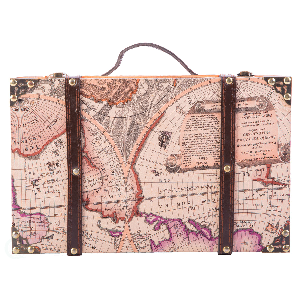 Old World Map Suitcase - LEHADAR